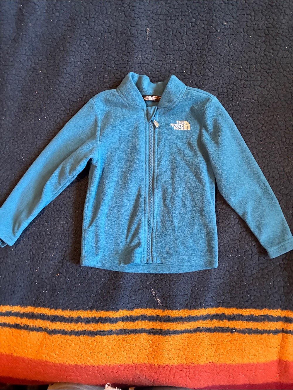 The North Face Kids Teal Full-Zip Fleece Jacket